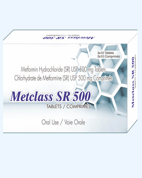 Metclass 1000mg Tablet SR: Type 2 Diabetes Medication