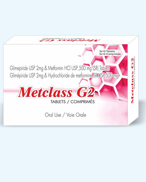 Metclass G 2 Tablet SR: Type 2 Diabetes Medication