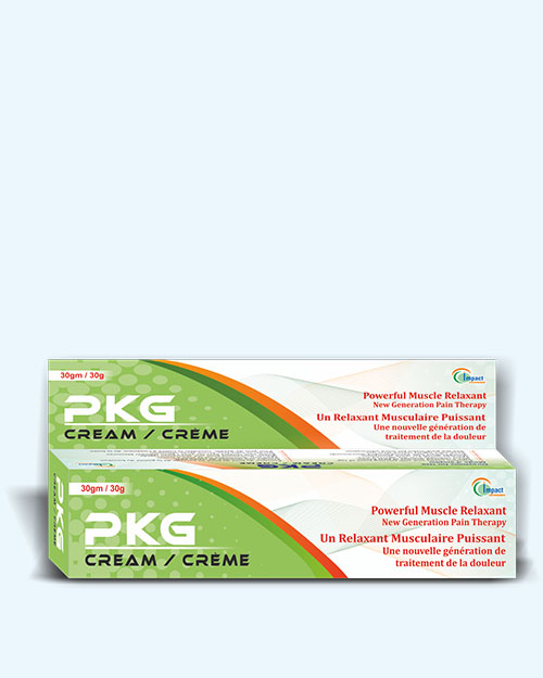 PKG cream box